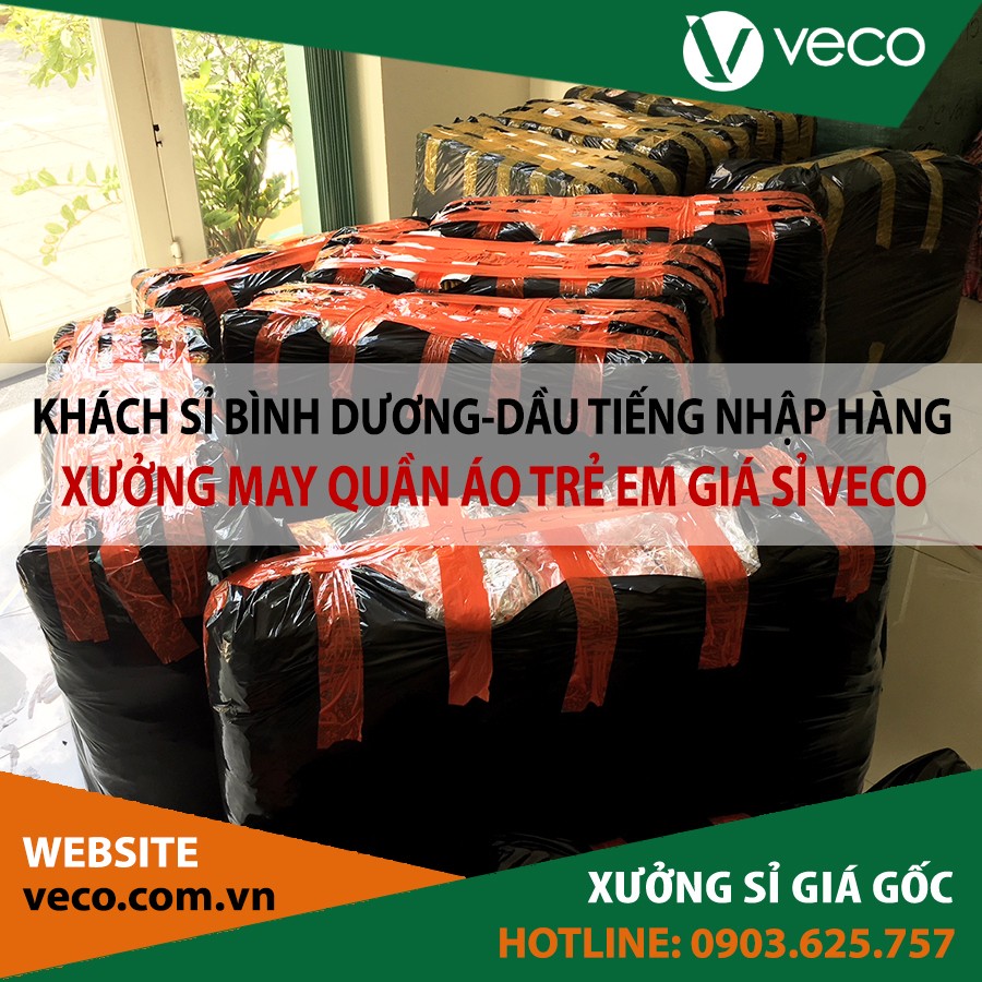 VECO-Xưởng may quần áo trẻ em giá sỉ tại Bình Dương